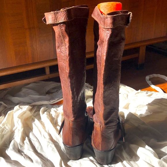 Handmade Italian leather women’s boots - Picture 2 of 5
